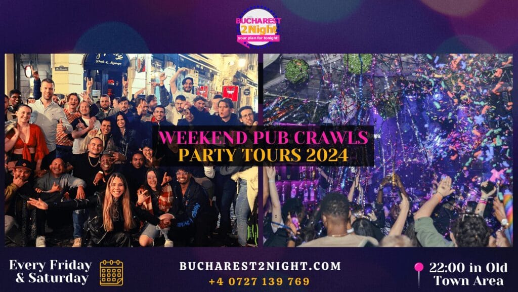 Bucharest 2Night Pub crawl 2024 banner 1