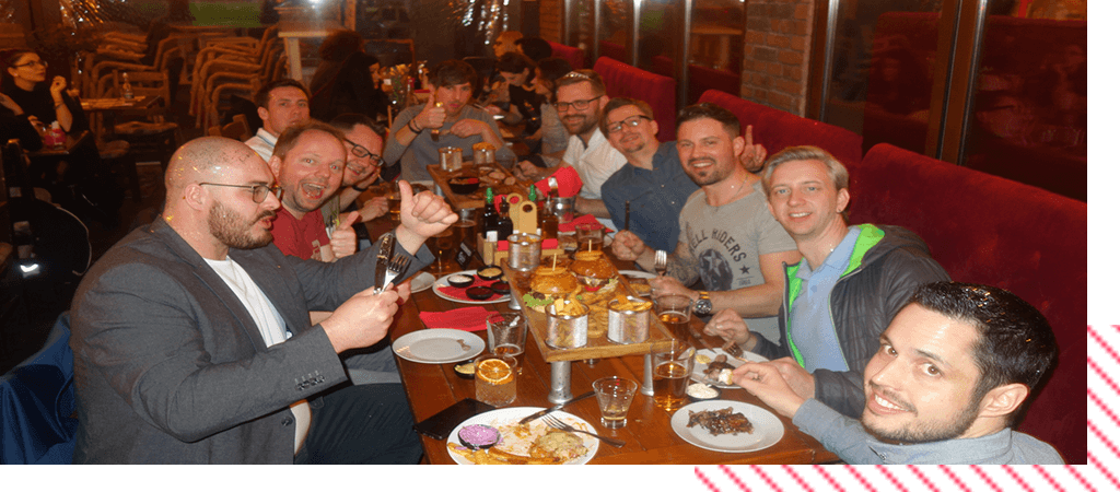 bachelors party Bucharest 2023 dinner