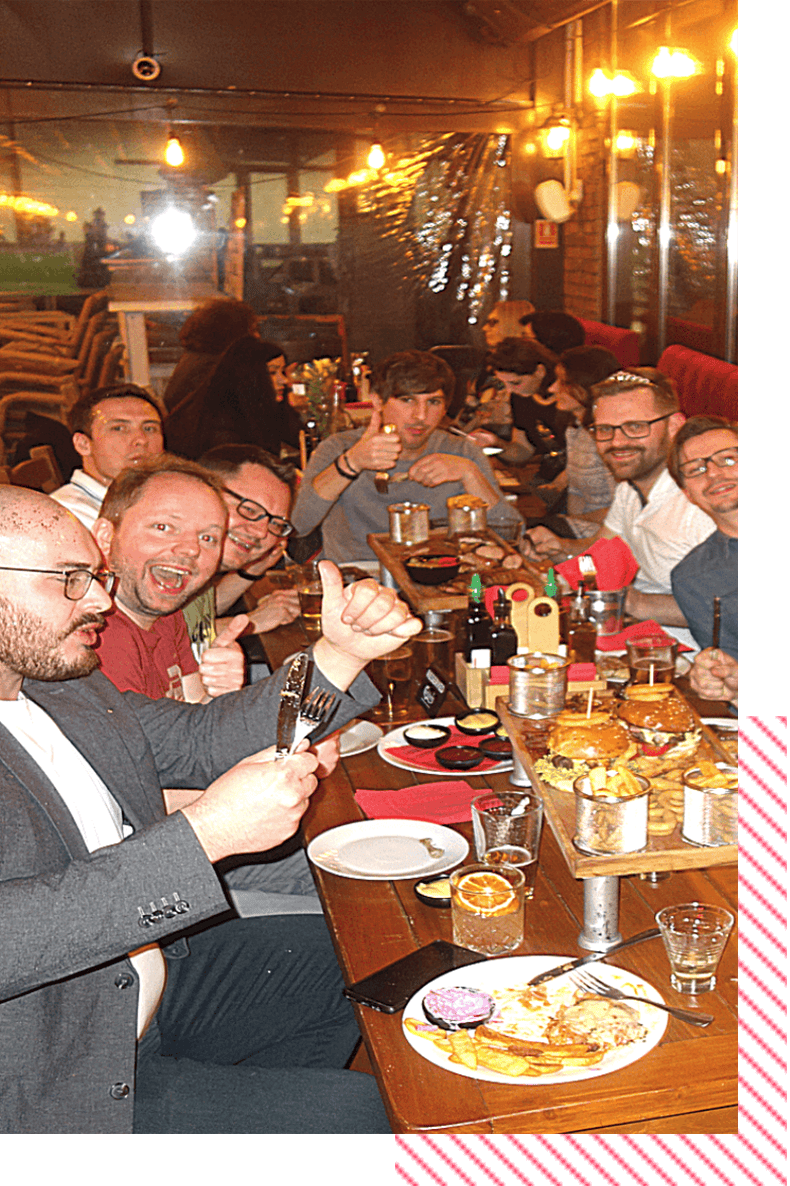 bachelors party Bucharest dinner