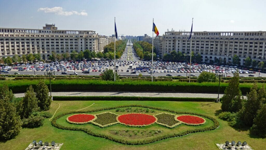Bucharest city view